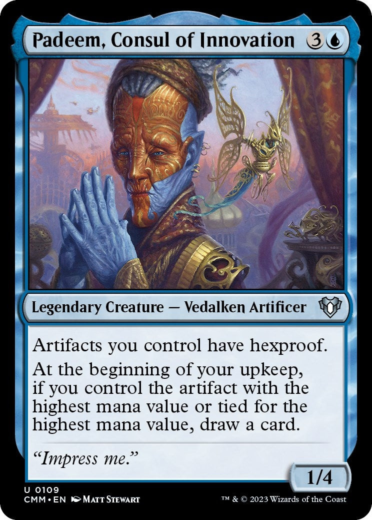 Image for Padeem, Consul of Innovation (109) (CMM) - Magic: The Gathering
