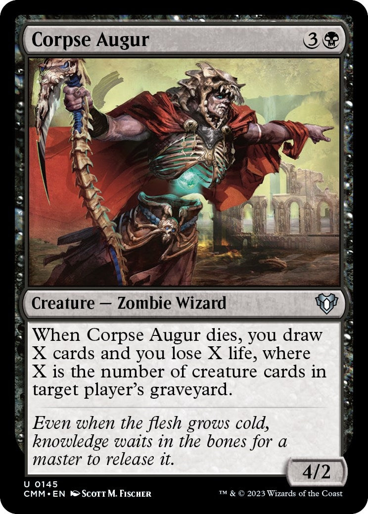 Image for Corpse Augur (145) (CMM) - Magic: The Gathering