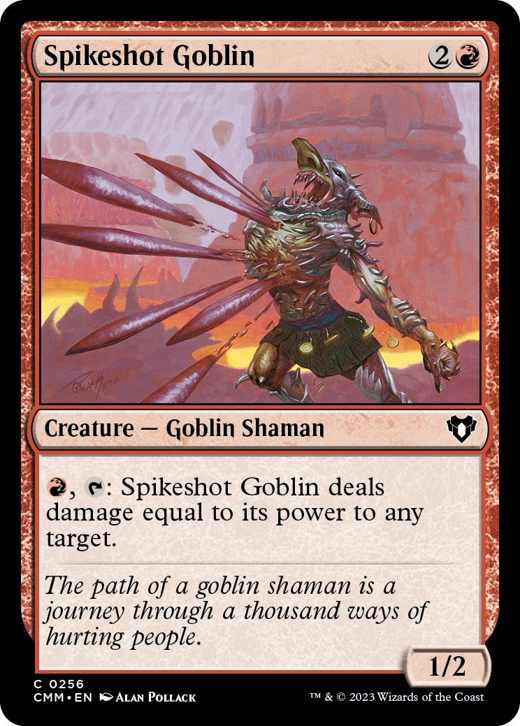 Image for Spikeshot Goblin (256) (CMM) - Magic: The Gathering