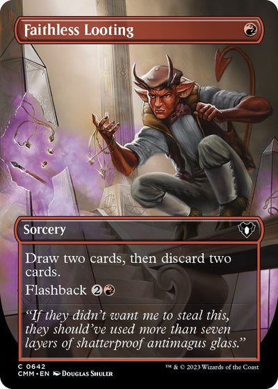 Faithless Looting (Borderless) (642) (CMM)