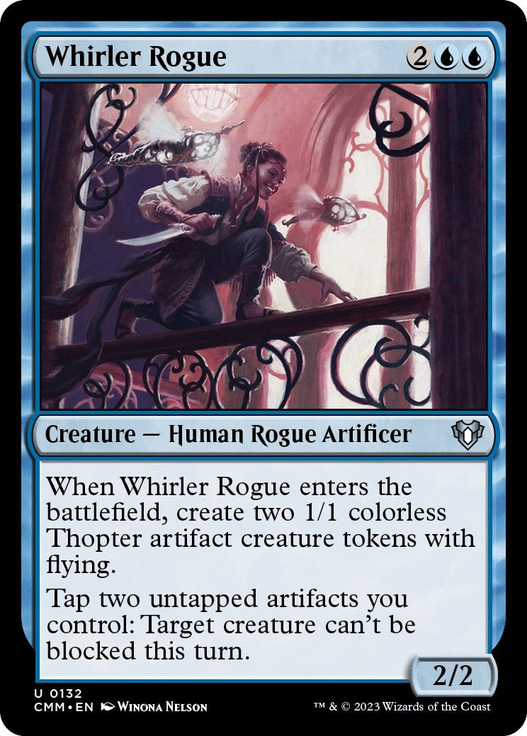 Image for Whirler Rogue (132) (CMM) - Magic: The Gathering