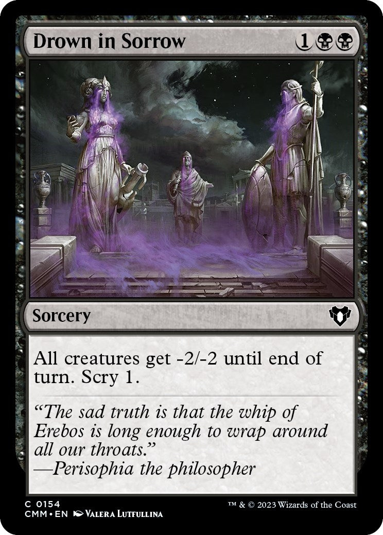 Image for Drown in Sorrow (154) (CMM) - Magic: The Gathering