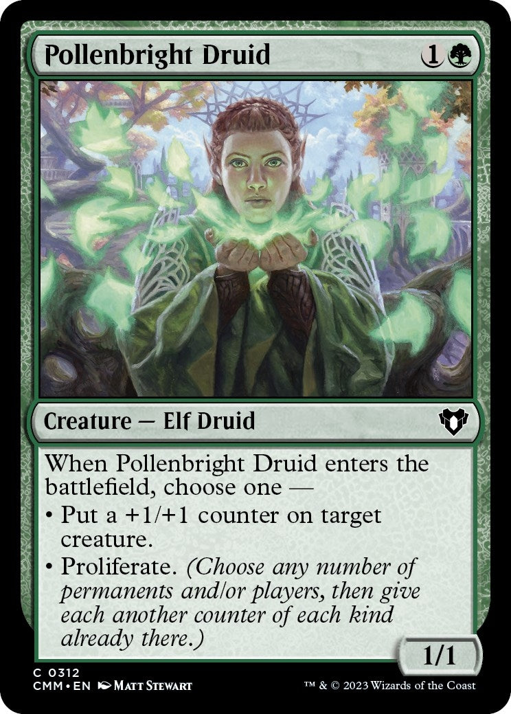 Image for Pollenbright Druid (312) (CMM) - Magic: The Gathering