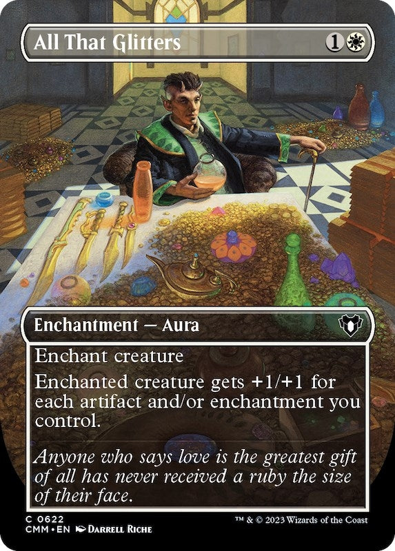Image for All That Glitters (Borderless) (622) (CMM) - Magic: The Gathering