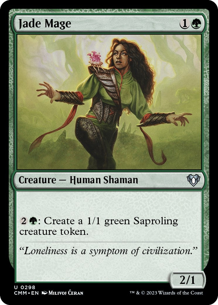 Image for Jade Mage (298) (CMM) - Magic: The Gathering