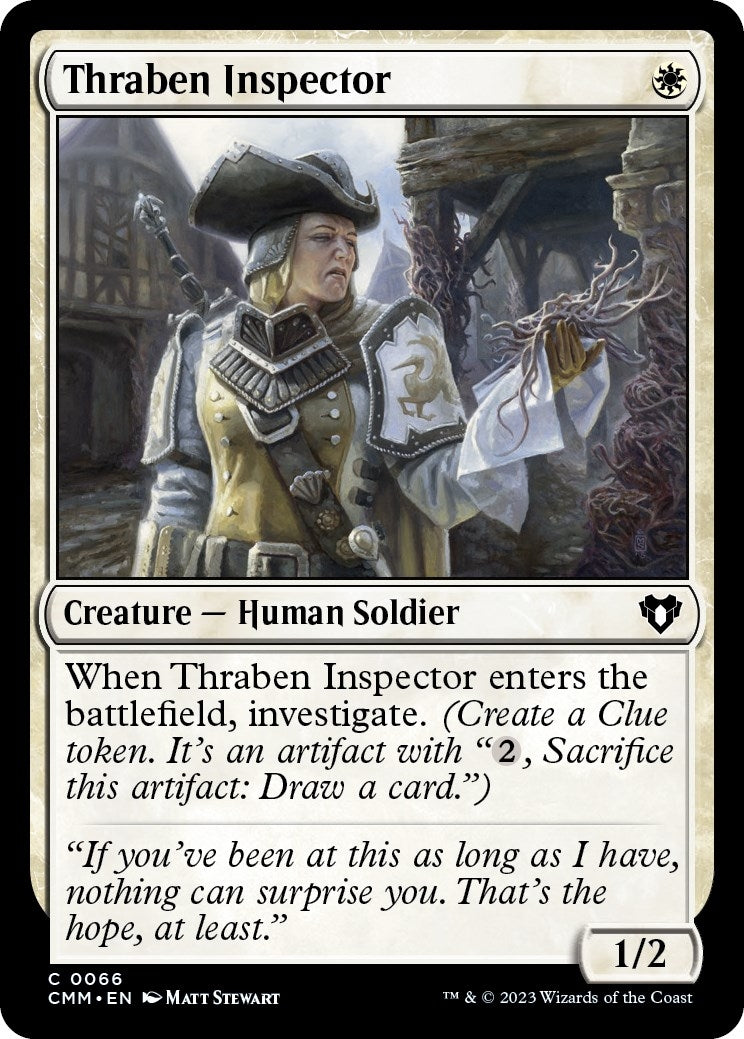 Image for Thraben Inspector (66) (CMM) - Magic: The Gathering