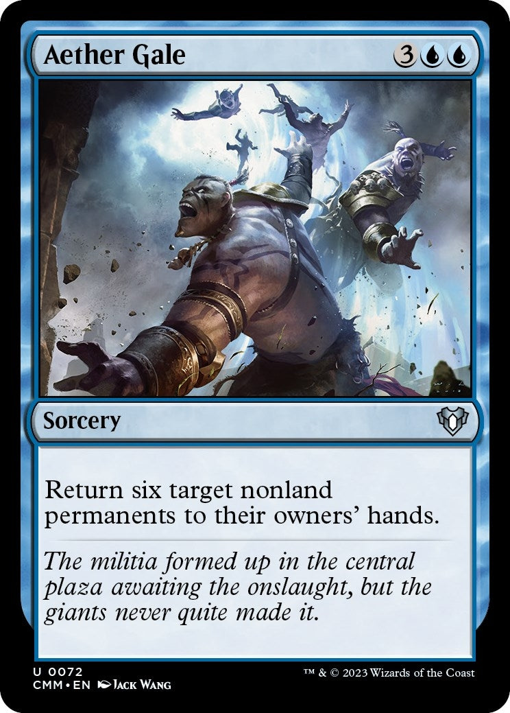 Image for Aether Gale (72) (CMM) - Magic: The Gathering