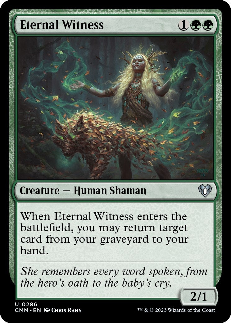 Image for Eternal Witness (286) (CMM) - Magic: The Gathering
