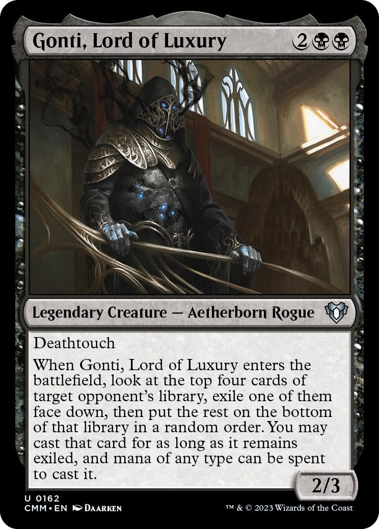 Image for Gonti, Lord of Luxury (162) (CMM) - Magic: The Gathering