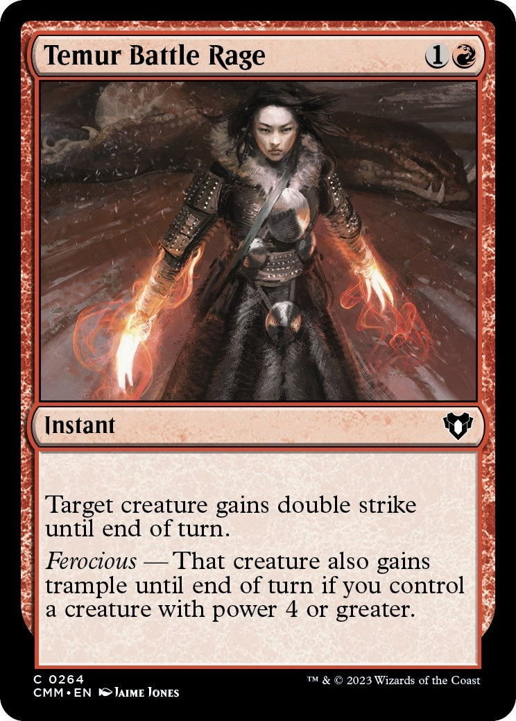 Image for Temur Battle Rage (264) (CMM) - Magic: The Gathering