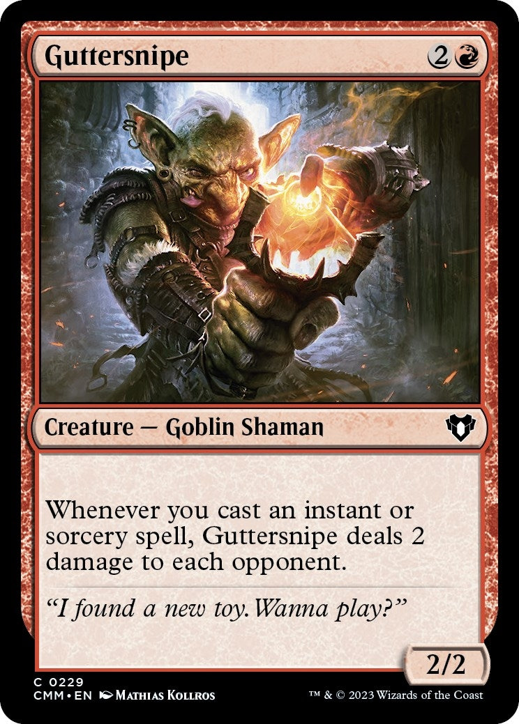 Image for Guttersnipe (229) (CMM) - Magic: The Gathering