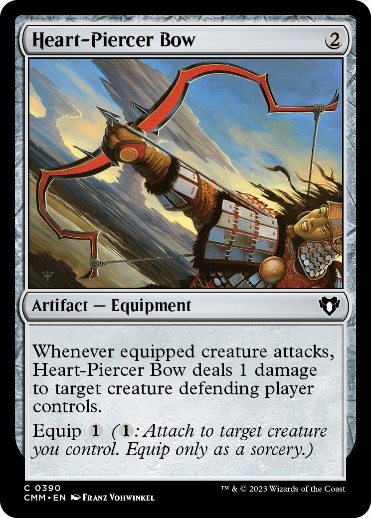 Image for Heart-Piercer Bow (390) (CMM) - Magic: The Gathering