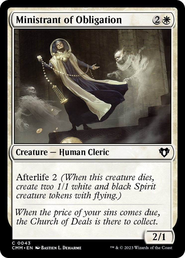 Image for Ministrant of Obligation (43) (CMM) - Magic: The Gathering