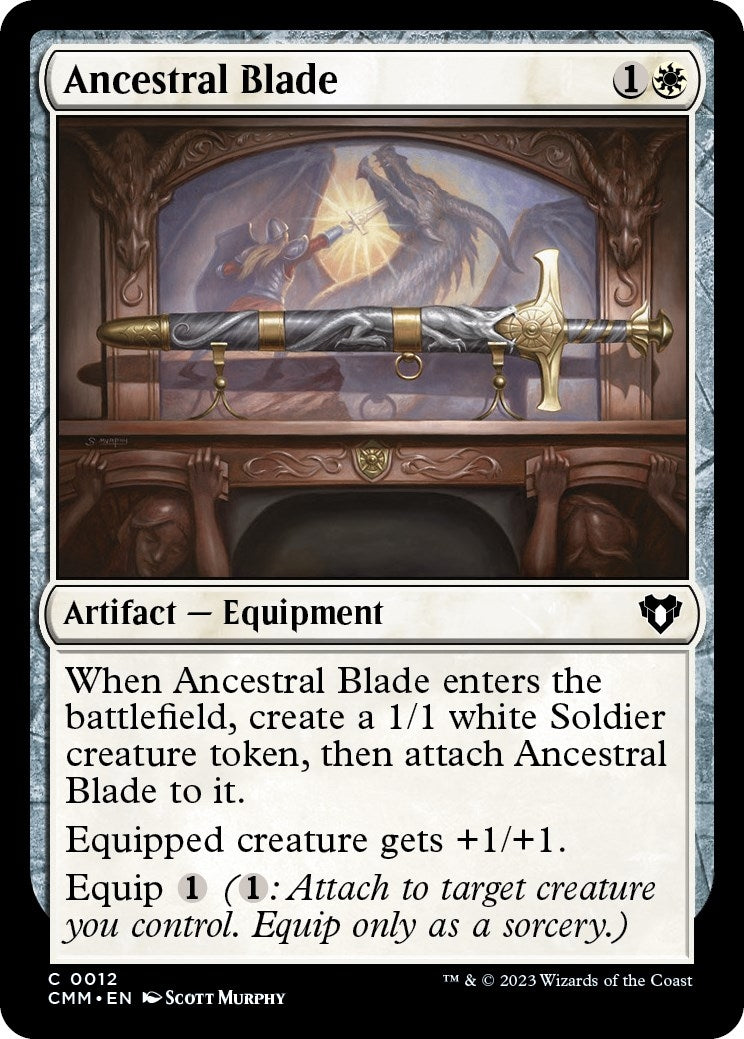 Image for Ancestral Blade (12) (CMM) - Magic: The Gathering