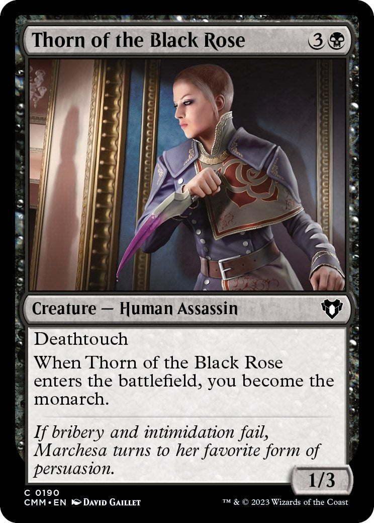 Image for Thorn of the Black Rose (190) (CMM) - Magic: The Gathering