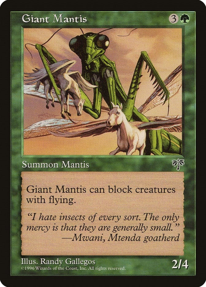 Image for Giant Mantis (MIR) - Magic: The Gathering