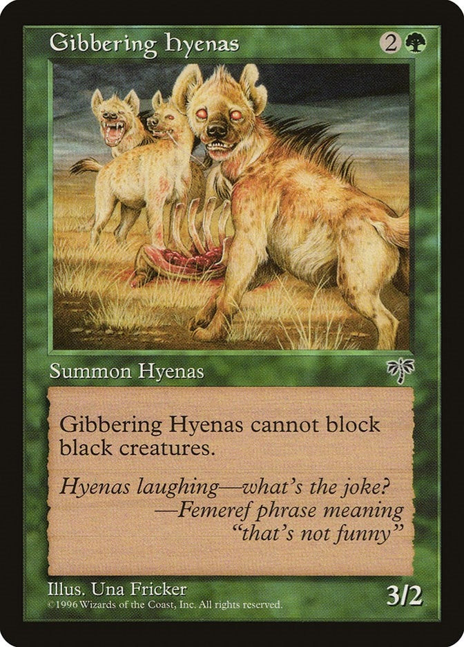 Image for Gibbering Hyenas (MIR) - Magic: The Gathering