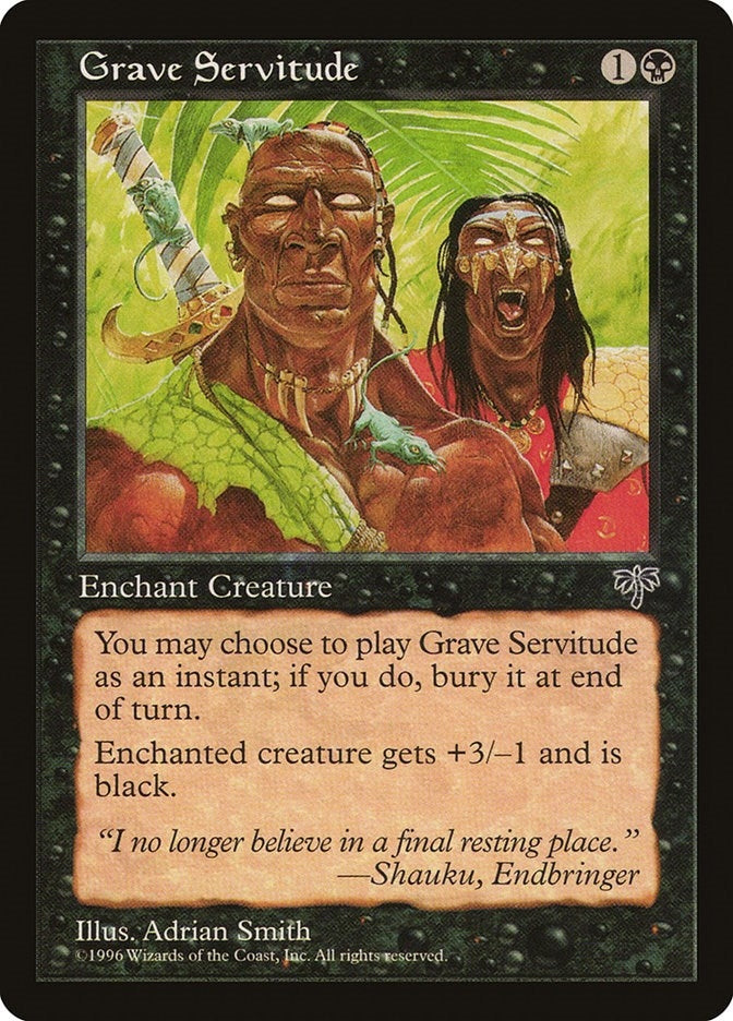 Image for Grave Servitude (MIR) - Magic: The Gathering