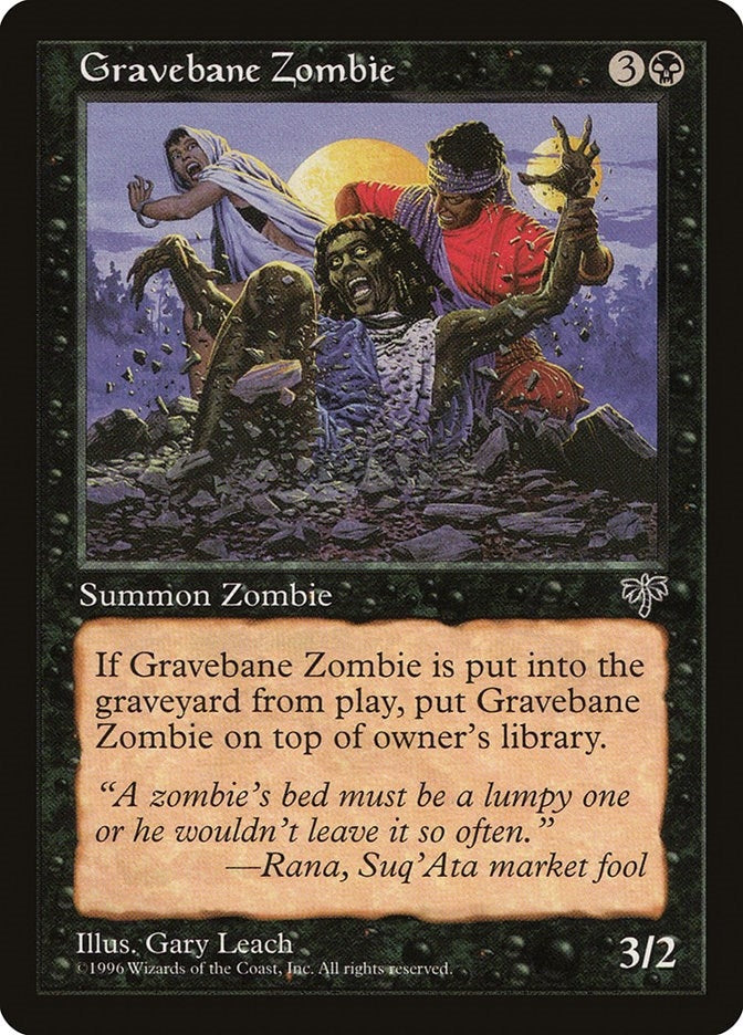 Image for Gravebane Zombie (MIR) - Magic: The Gathering