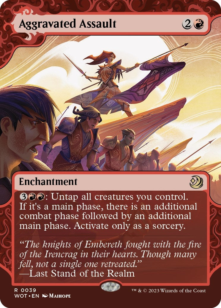 Image for Aggravated Assault (39) (WOT) - Magic: The Gathering