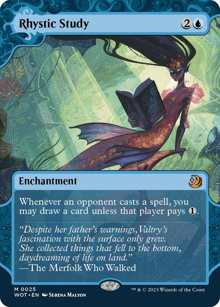 Image for Rhystic Study (25) (WOT) - Magic: The Gathering
