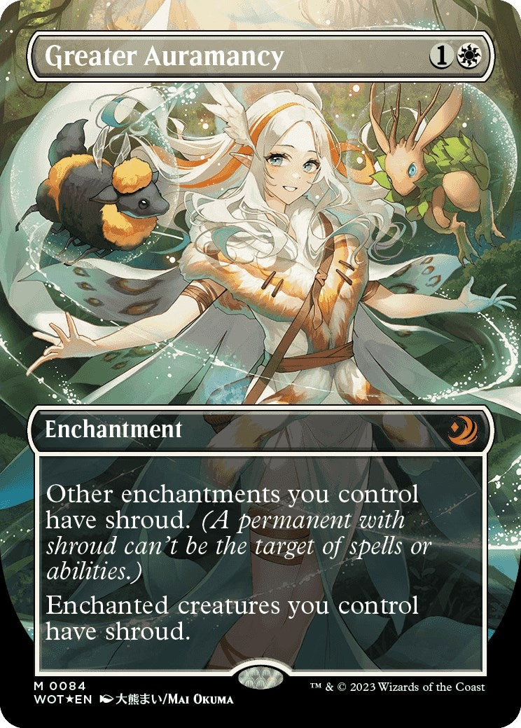 Image for Greater Auramancy (Anime Borderless) (Confetti Foil) (84) (WOT) - Magic: The Gathering