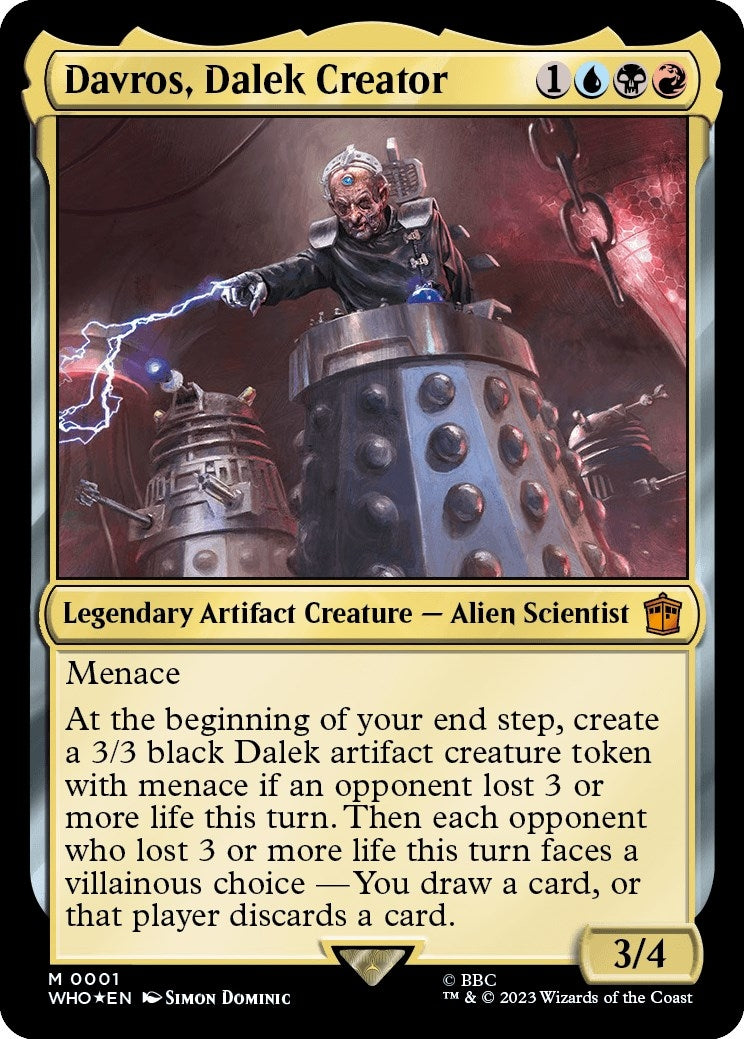 Image for Davros, Dalek Creator (1) (WHO) - Magic: The Gathering