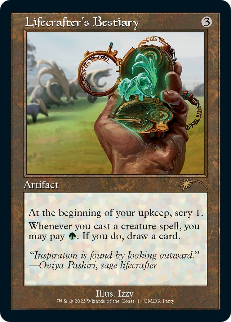 Image for Lifecrafter's Bestiary (Retro Frame) (1) (WPN) - Magic: The Gathering