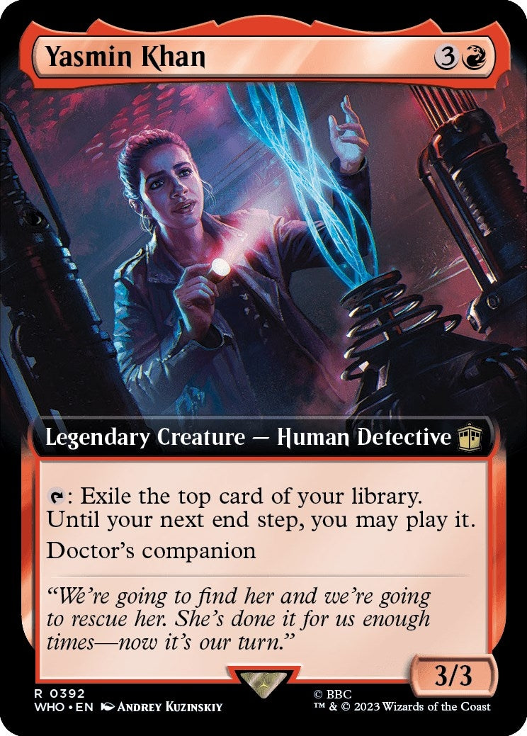 Image for Yasmin Khan (Extended Art) (392) (WHO) - Magic: The Gathering