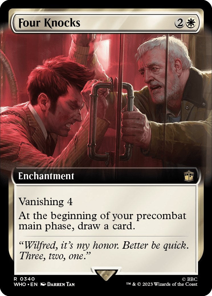 Image for Four Knocks (Extended Art) (340) (WHO) - Magic: The Gathering