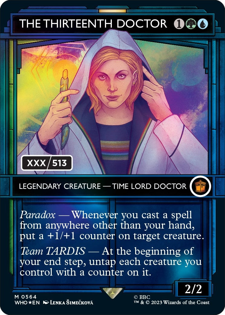 Image for The Thirteenth Doctor (Serial Numbered) (564) (WHO) - Magic: The Gathering
