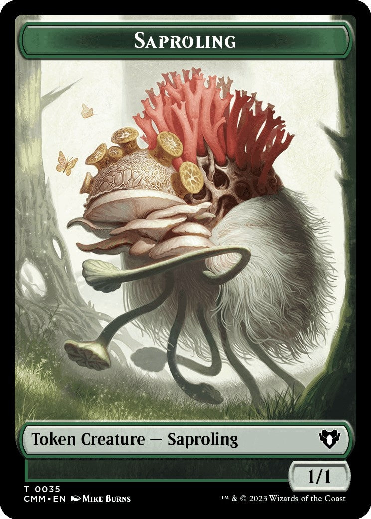 Image for Saproling // Myr Double-Sided Token (35 // 43) (CMM) - Magic: The Gathering