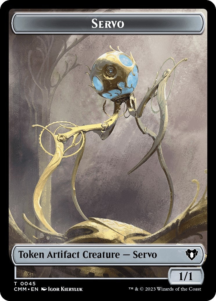Image for Servo // Kor Soldier Double-Sided Token (45 // 8) (CMM) - Magic: The Gathering