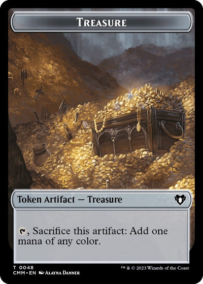 Treasure // Bird Illusion Double-Sided Token (48 // 11) (CMM)