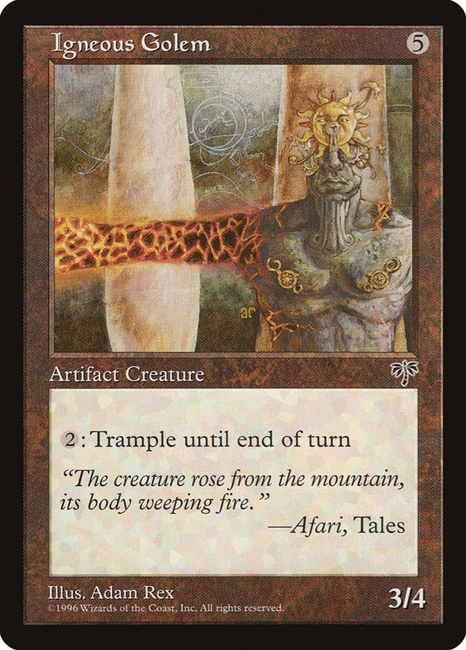 Image for Igneous Golem (MIR) - Magic: The Gathering