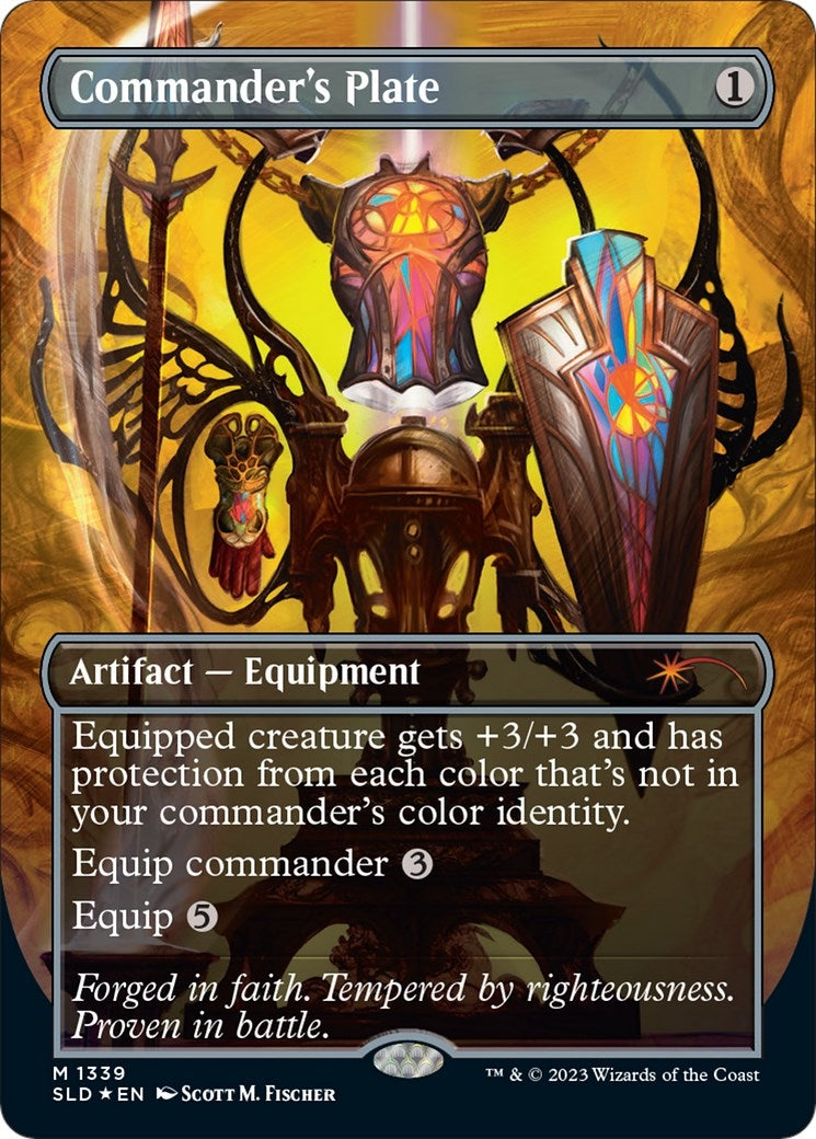 Image for Commander's Plate (1339) (1339) (SLD) - Magic: The Gathering