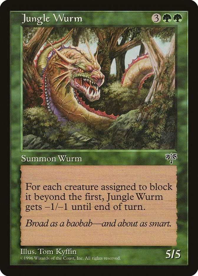 Image for Jungle Wurm (MIR) - Magic: The Gathering