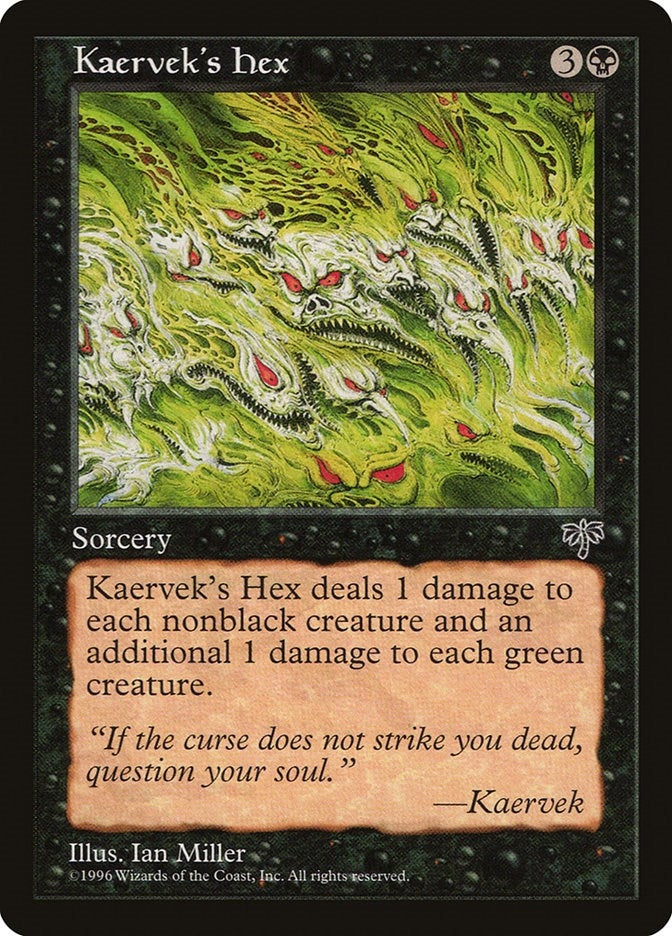 Image for Kaervek's Hex (MIR) - Magic: The Gathering
