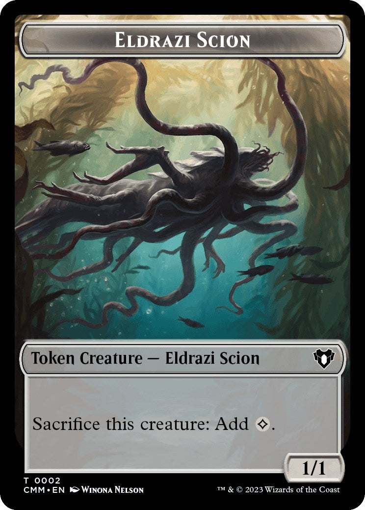 Image for Eldrazi Scion // Spider Double-Sided Token (2 // 36) (CMM) - Magic: The Gathering