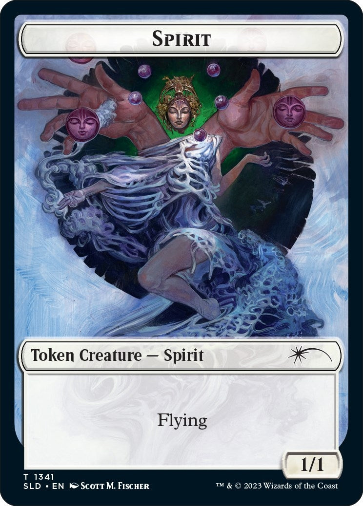 Image for Spirit (SLD) // Ajani's Pridemate Double-sided Token (1341 // 1) (SLD) - Magic: The Gathering