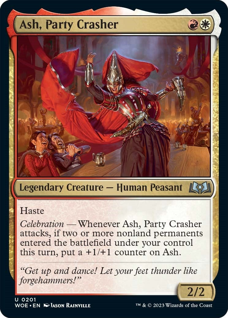 Image for Ash, Party Crasher (201) (WOE) - Magic: The Gathering
