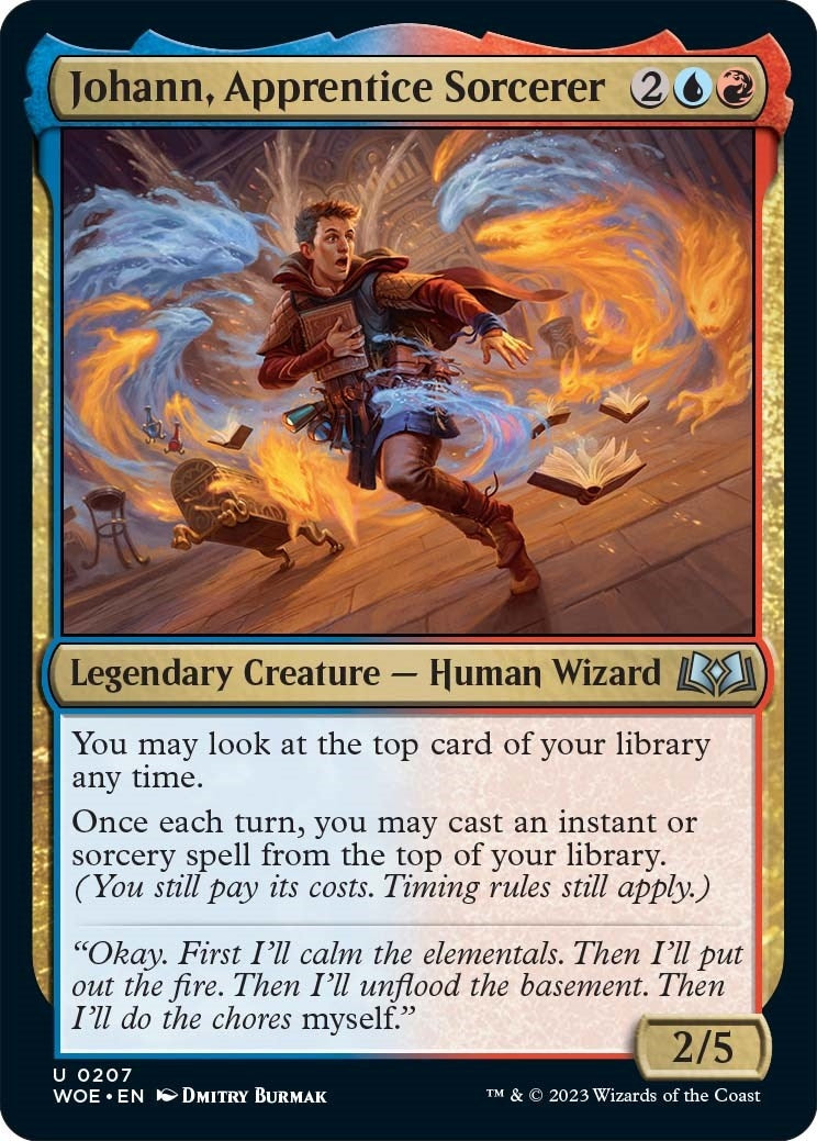 Image for Johann, Apprentice Sorcerer (207) (WOE) - Magic: The Gathering