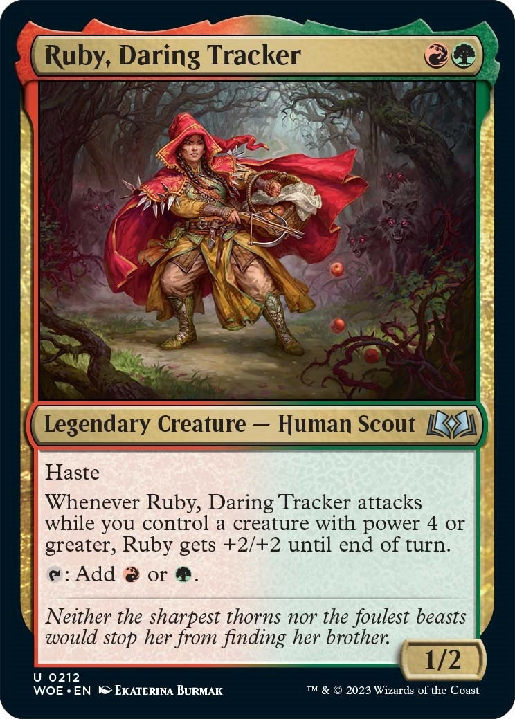 Image for Ruby, Daring Tracker (212) (WOE) - Magic: The Gathering
