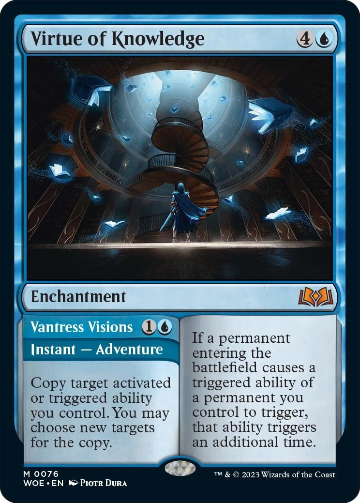 Image for Virtue of Knowledge (76) (WOE) - Magic: The Gathering