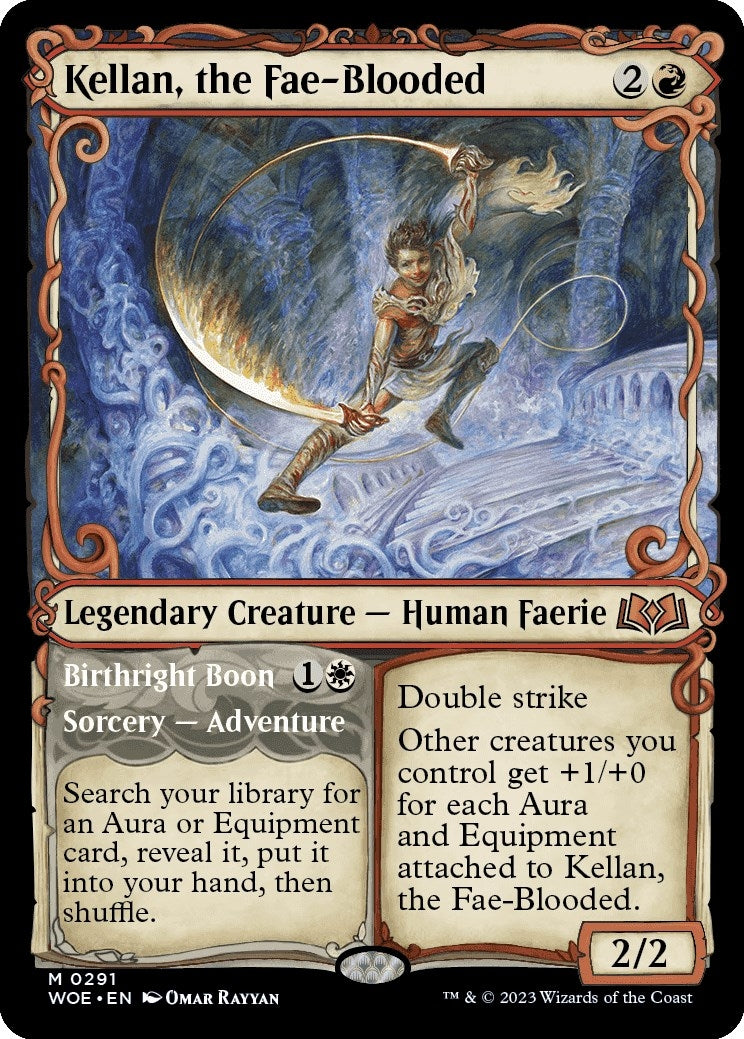 Image for Kellan, the Fae-Blooded (Showcase) (291) (WOE) - Magic: The Gathering