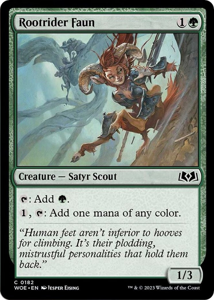 Image for Rootrider Faun (182) (WOE) - Magic: The Gathering