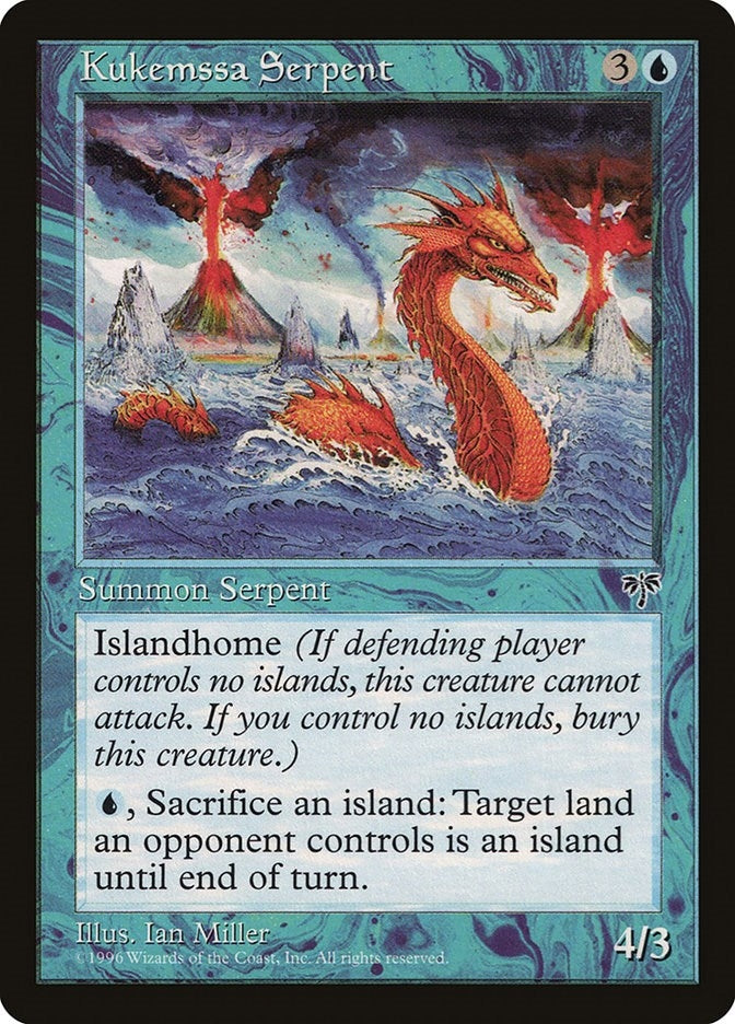 Image for Kukemssa Serpent (MIR) - Magic: The Gathering