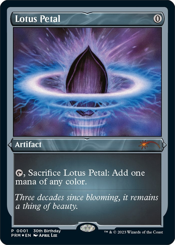 Image for Lotus Petal (Foil Etched) (1) (UMP) - Magic: The Gathering