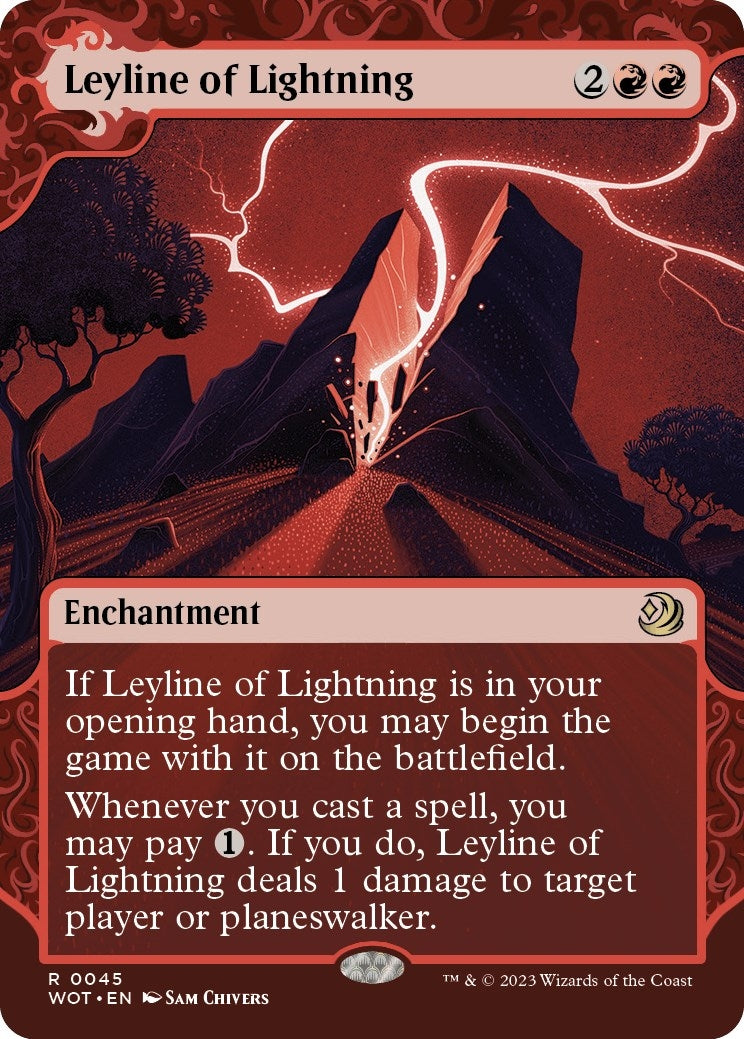 Image for Leyline of Lightning (45) (WOT) - Magic: The Gathering