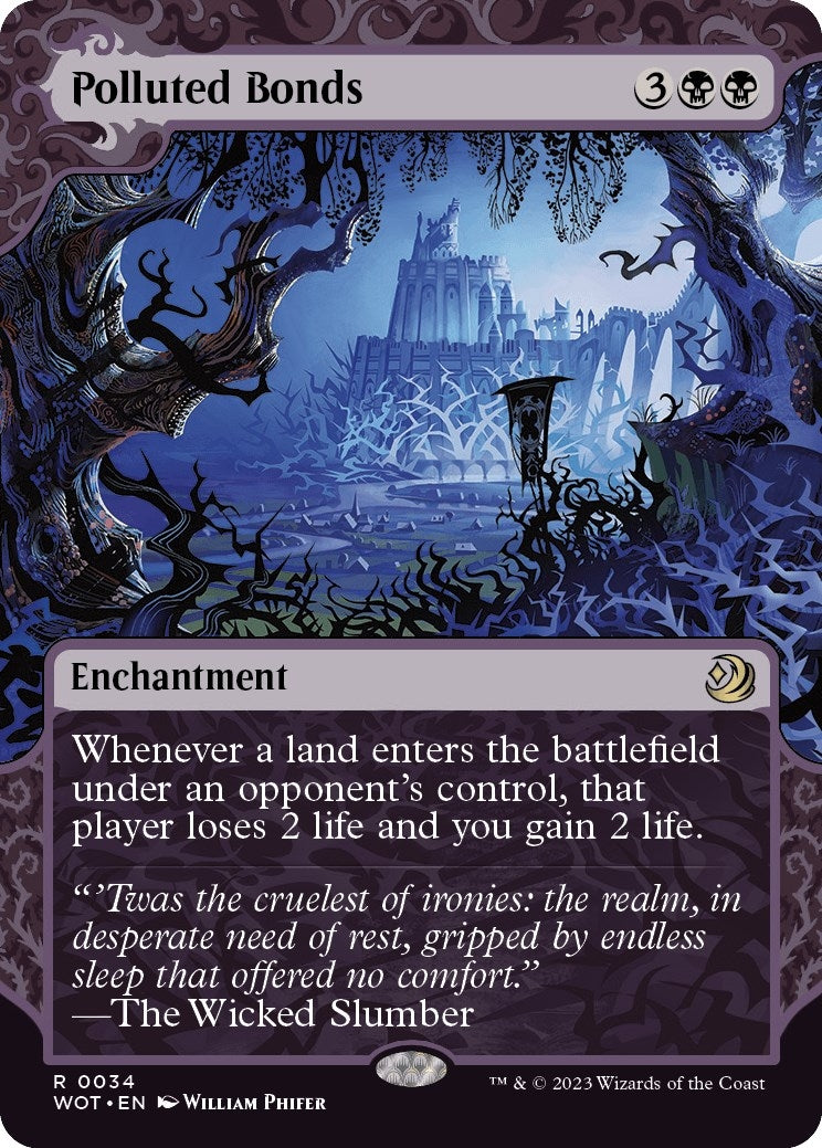 Image for Polluted Bonds (34) (WOT) - Magic: The Gathering